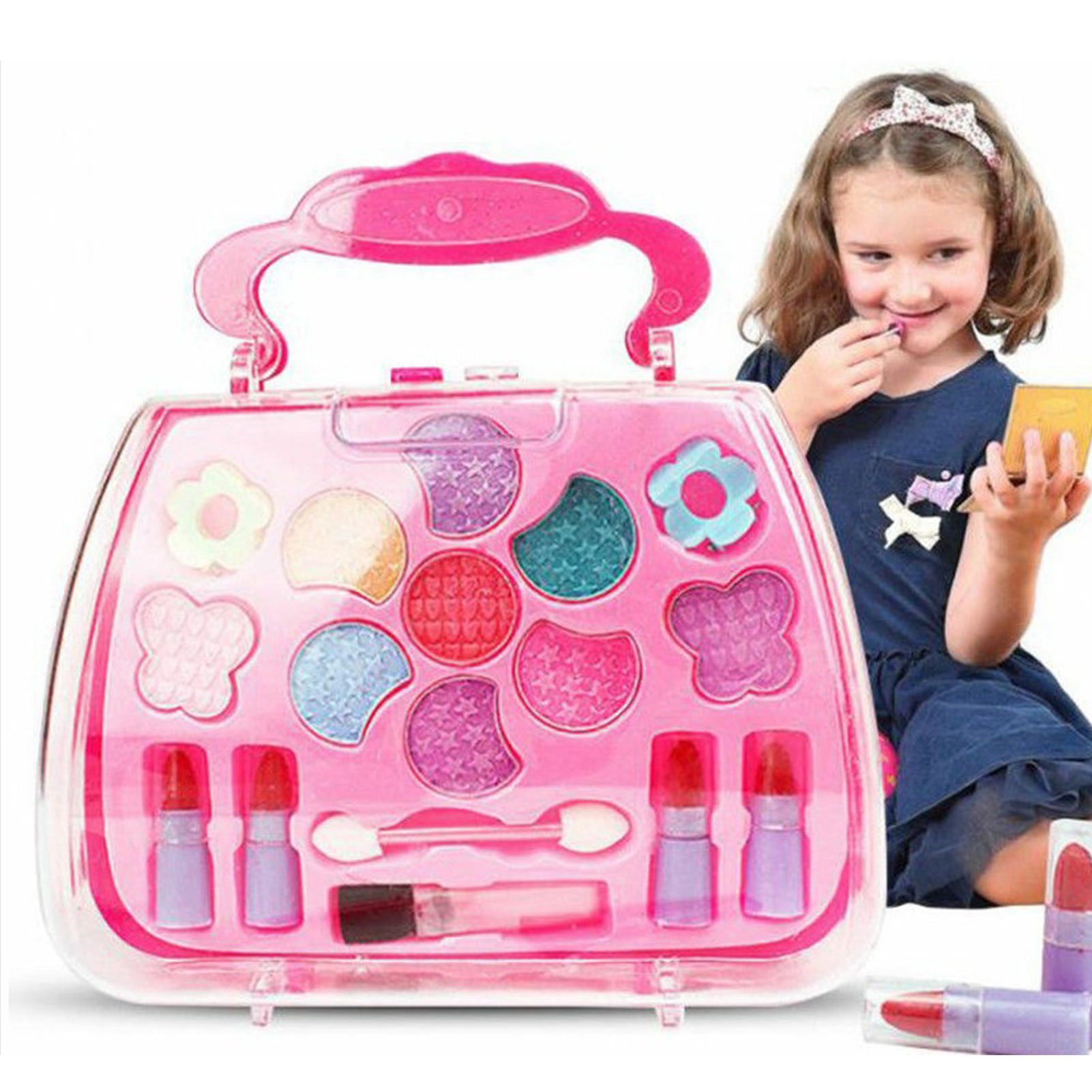 Beauty Makeup Kit For Kids - Makeup Toys For Girls Kids Cosmetic