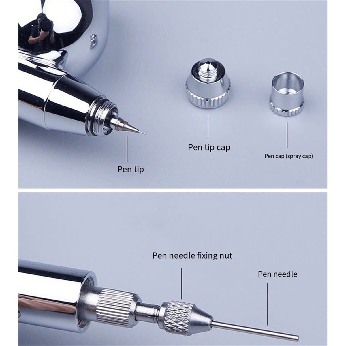 Beauty Makeup List - 【MUST-HAVE LIST】 Dual-Action Mini Airbrush Paint