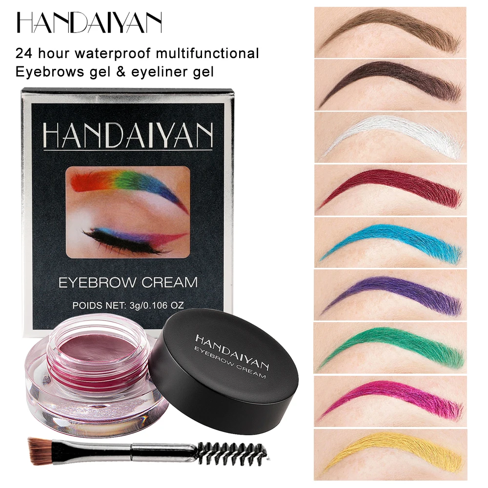 Bb Cream Tinted - HANDAIYAN Colorful Eyebrow Cream Gel High