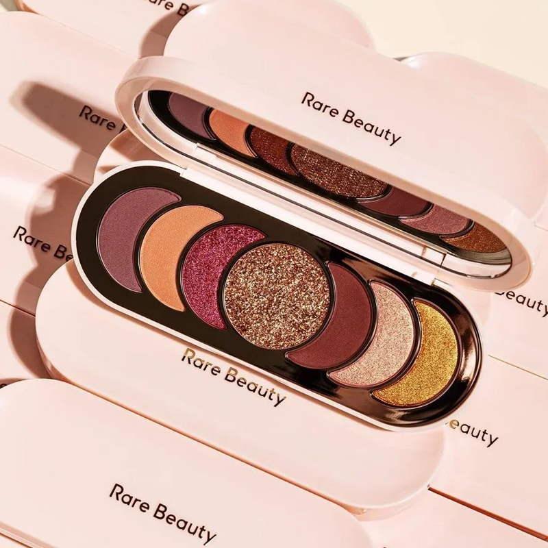 Rare Beauty Makeup Highlighter - Luxury Eye Shadow Plate Pearl Sequin