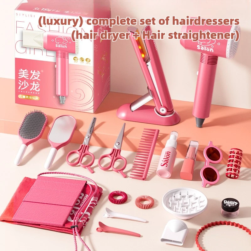 Beauty Makeup Kit For Kids - Girls Beauty Salon Set Kids Hair