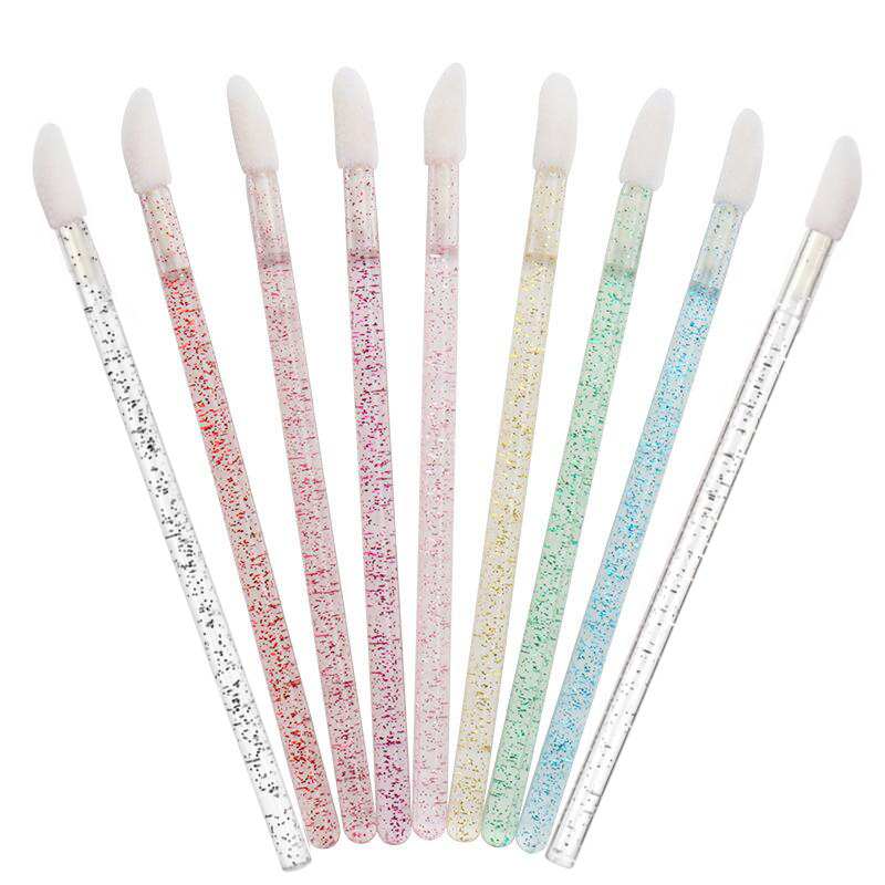 Makeup Brush Set - Crystal Pole Disposable Lip Brush Set