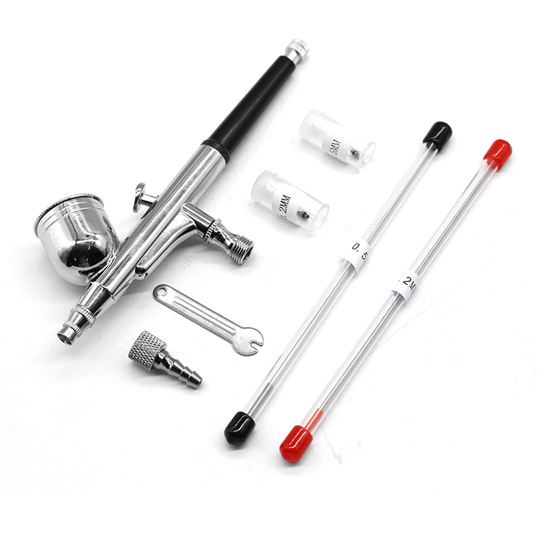 Beauty Makeup Hd - Gravity Dual-action Mini Airbrush Paint Nail
