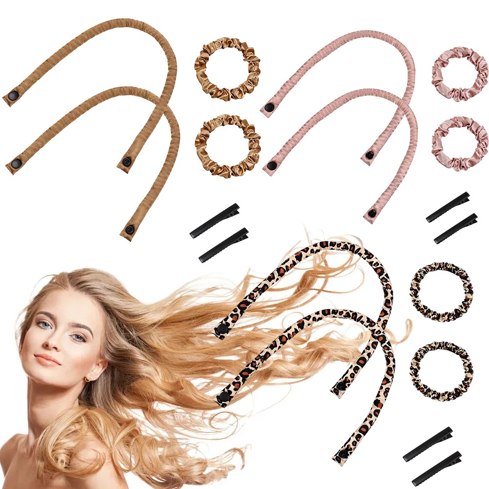 Hair Curling Wand - 6Pcs Soft Hair Curlers No Heat