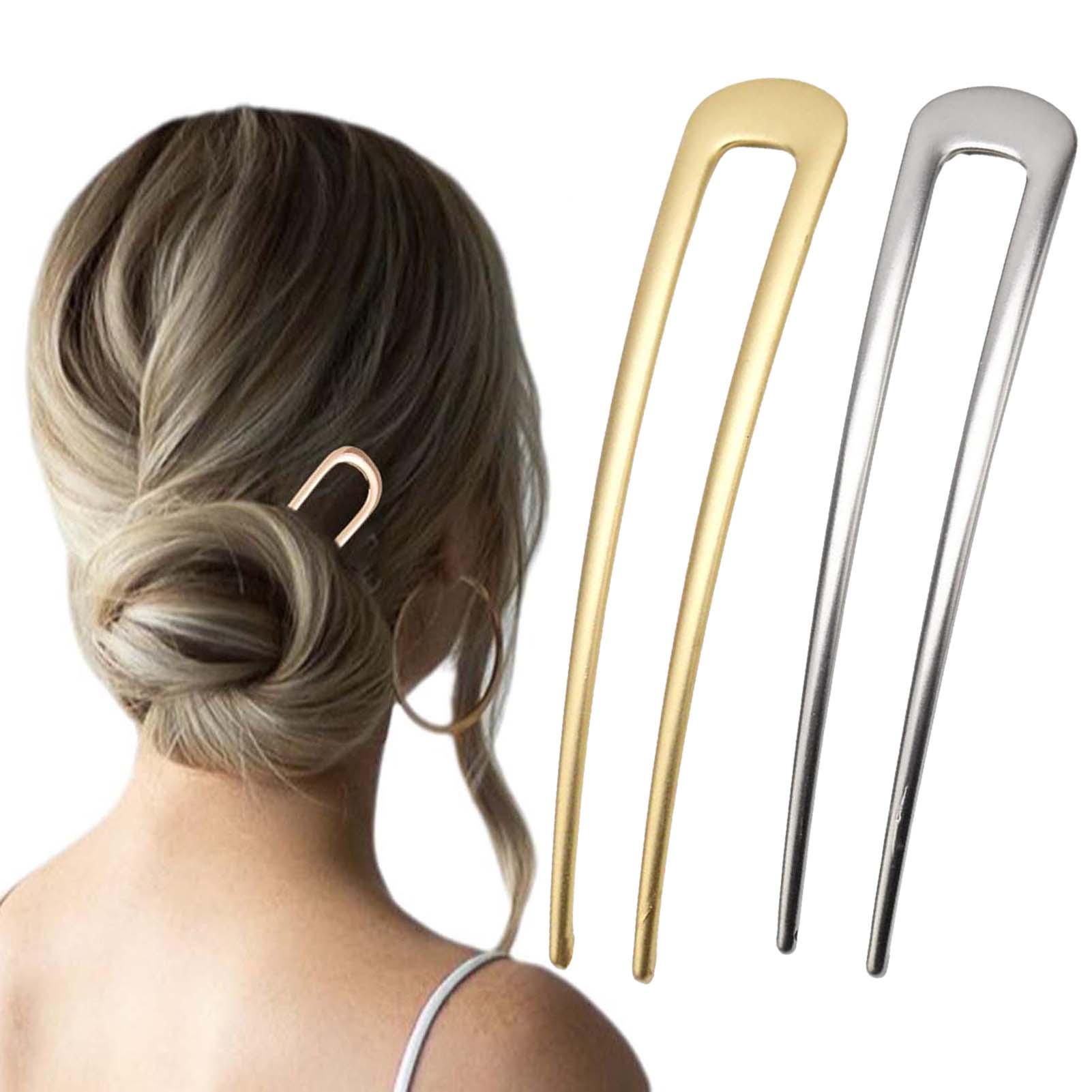 French U Shaped Hair Pins Vint - Hair Curling Wand recension och pris