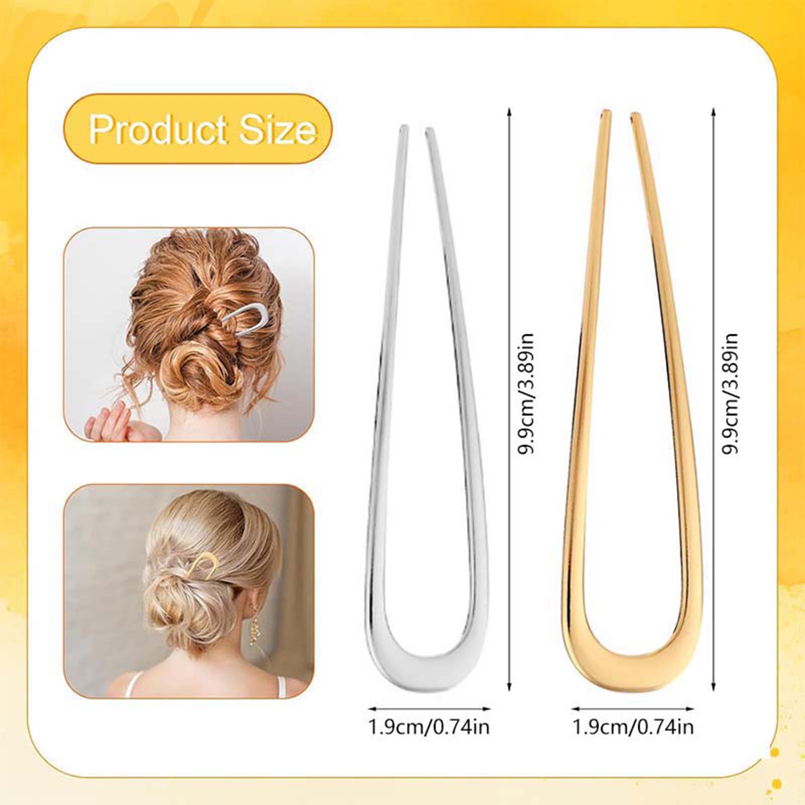 French U Shaped Hair Pins Vint - Hair Curling Wand recension och pris