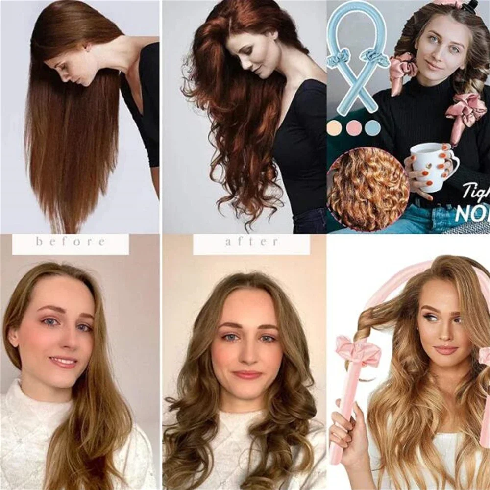 Heatless Curling Rod Headband  - Hair Curling Wand recension och pris