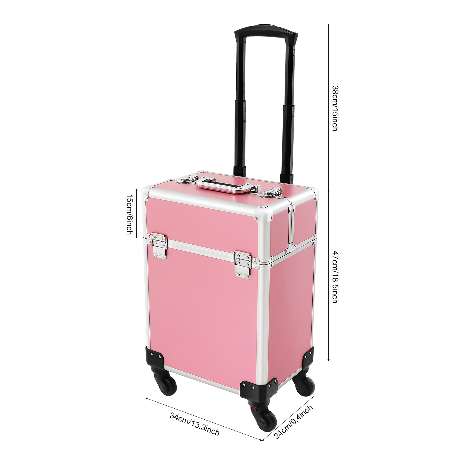 Rolling Makeup Train Case Cosm - Beauty Makeup Trolley recension och pris