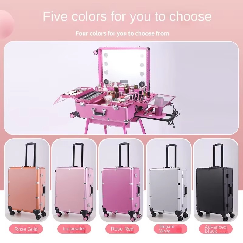 Aluminum Alloy Bluetooth Troll - Beauty Makeup Trolley recension och pris