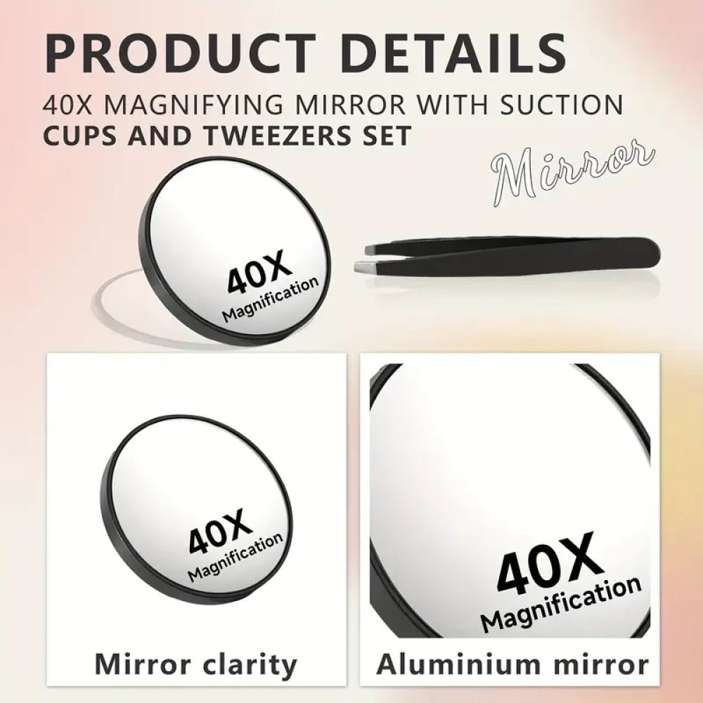 Compact Handheld Magnifying Mi - Beauty Makeup Hd recension och pris