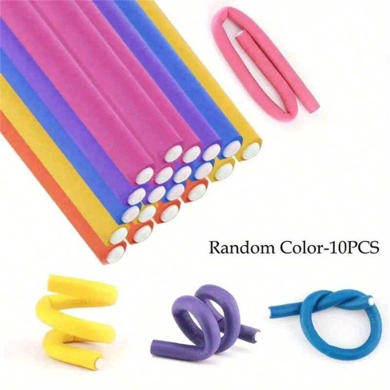 10pc Flexible Heatless Hair Ro - Hair Curling Wand recension och pris