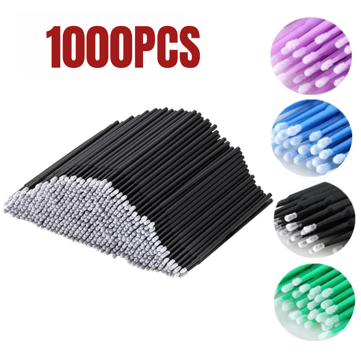 1000/500PCS Eyelash Cleaning B - Beauty Makeup Vanity recension och pris