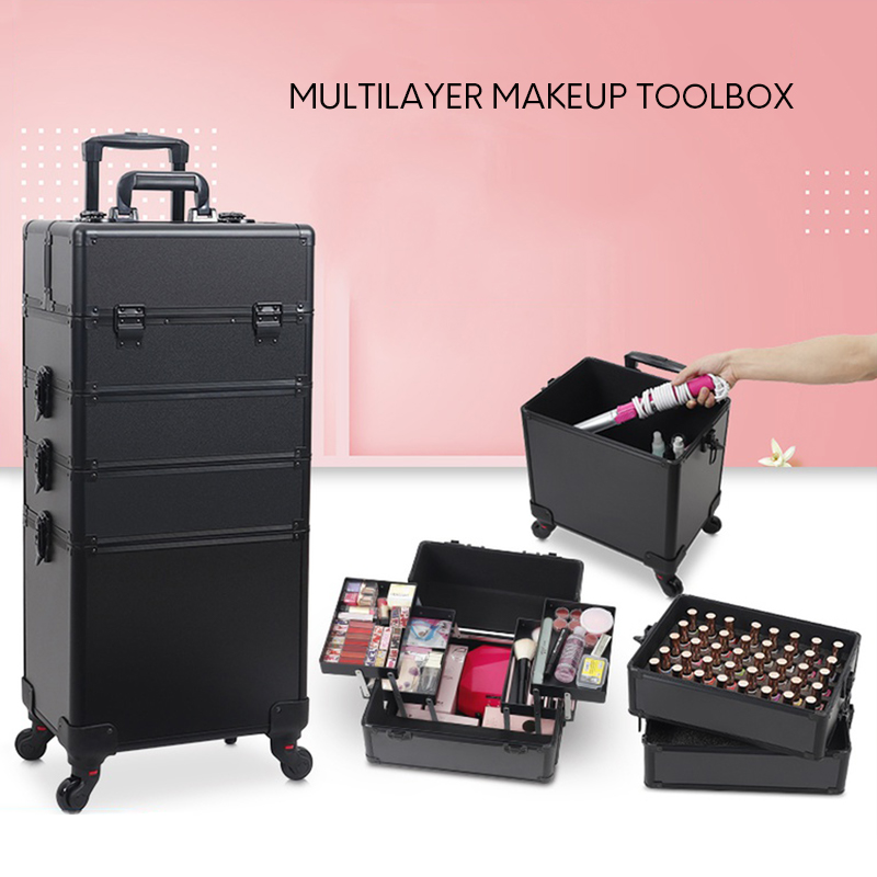 Fashion women trolley cosmetic - Beauty Makeup Trolley recension och pris