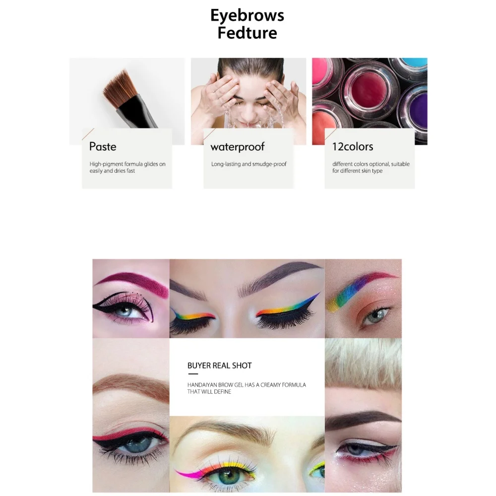 HANDAIYAN Colorful Eyebrow Cre - Bb Cream Tinted recension och pris