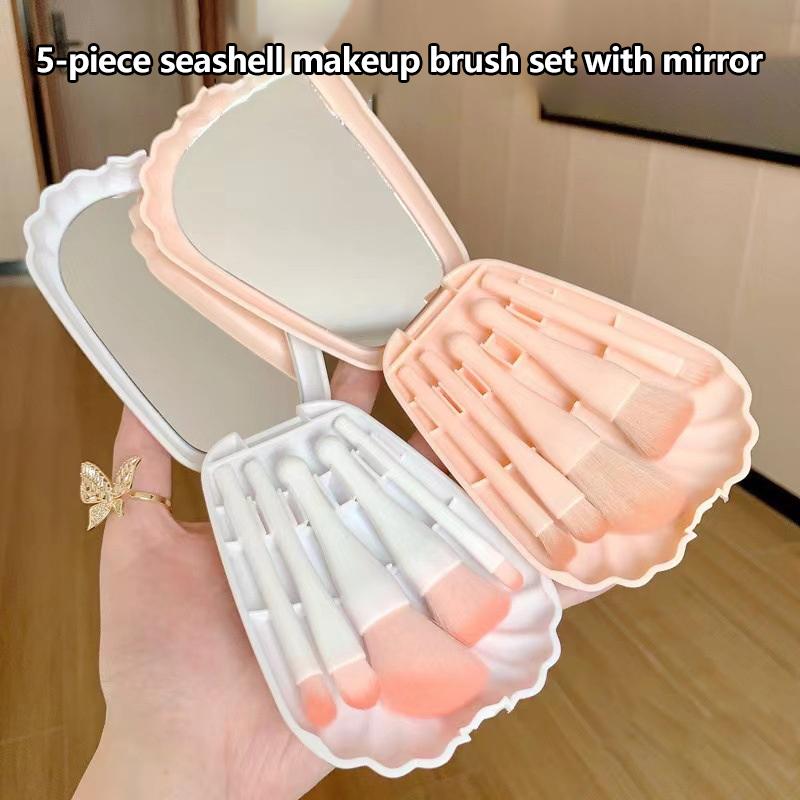 5Pcs Portable Makeup Brush Set - Beauty Makeup Hd recension och pris