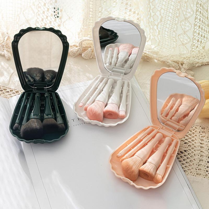 5Pcs Portable Makeup Brush Set - Beauty Makeup Hd recension och pris