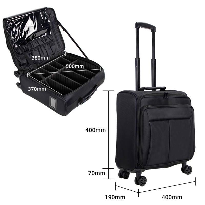 Makeup Suitcase Women Scooter  - Beauty Makeup Trolley recension och pris