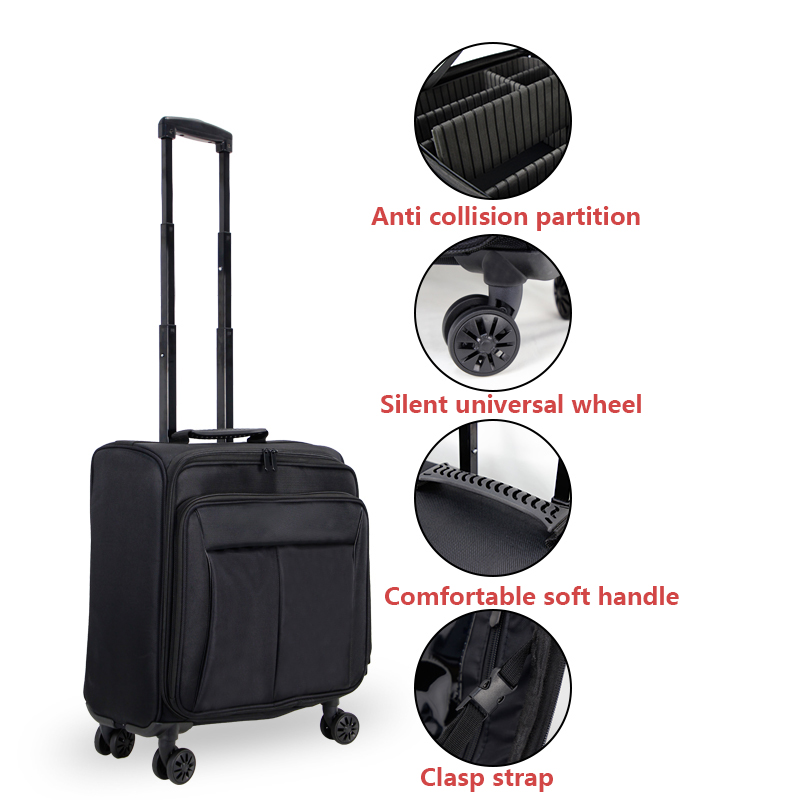 Makeup Suitcase Women Scooter  - Beauty Makeup Trolley recension och pris