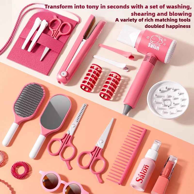 Girls Beauty Salon Set Kids Ha - Beauty Makeup Kit For Kids recension och pris