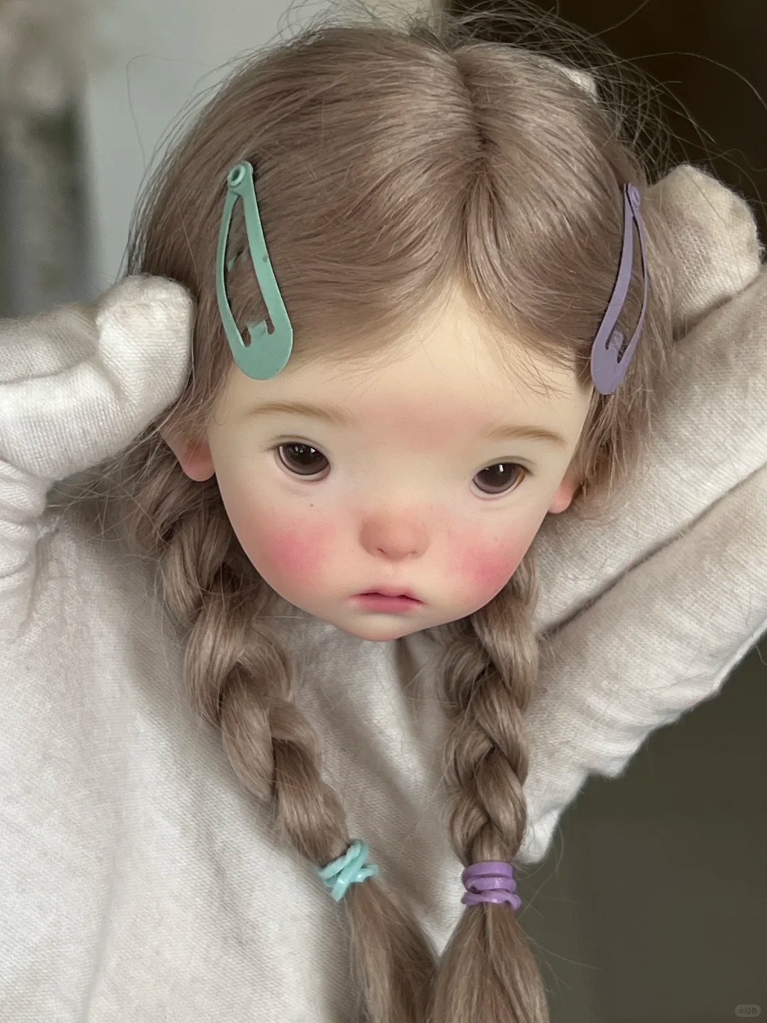 SD BJD Doll 1/6 Landoudou Head - Beauty Makeup Girl recension och pris