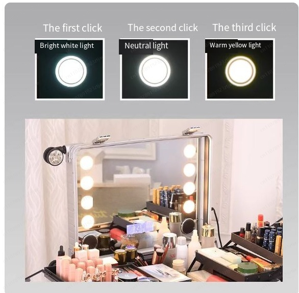 22 inch Trolley Suitcase LED L - Beauty Makeup Trolley recension och pris