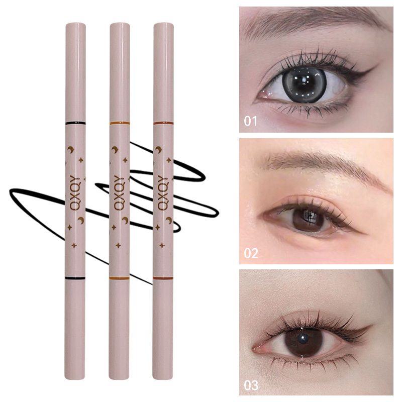 QXQY Double-head eyeliner, two - Makeup Brush Set recension och pris