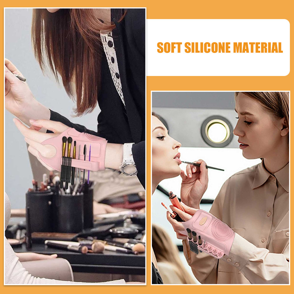 Silicone Makeup Wrist Band Set - Makeup Brush Set recension och pris