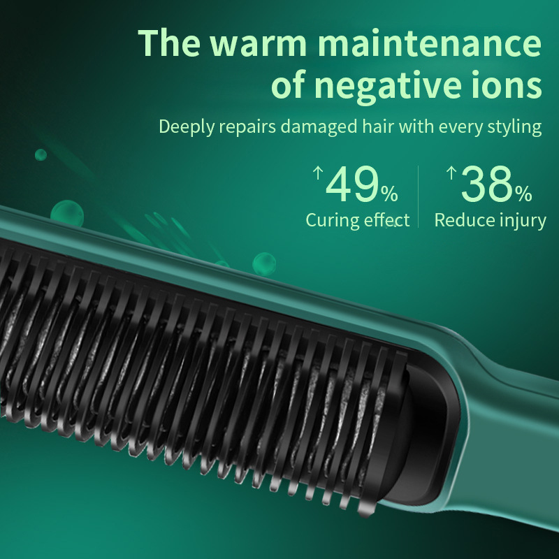 Straightening comb, negative i - Hair Curling Wand recension och pris