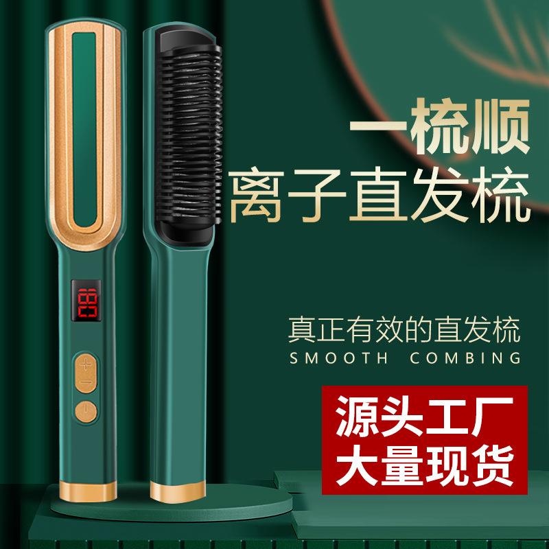 Straightening comb, negative i - Hair Curling Wand recension och pris