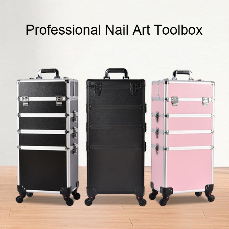 Professional 2/3/4 layers trol - Beauty Makeup Trolley recension och pris
