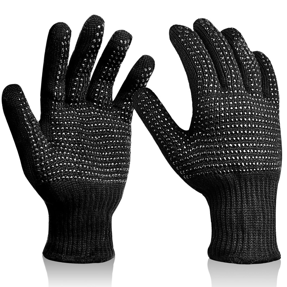 Heat Resistant Gloves with Sil - Hair Curling Wand recension och pris