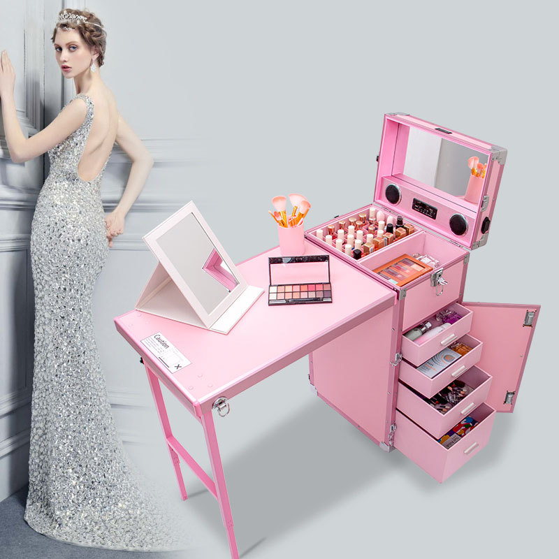 Professional Makeup Suitcase L - Beauty Makeup Trolley recension och pris