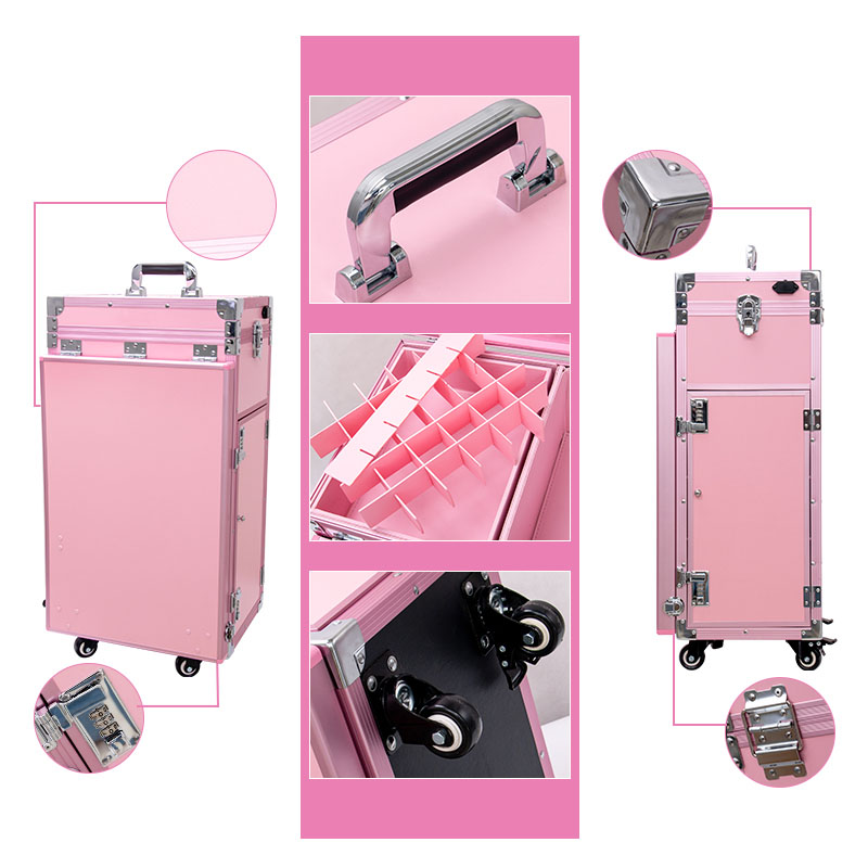 Professional Makeup Suitcase L - Beauty Makeup Trolley recension och pris