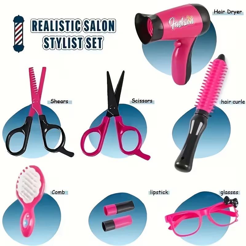 17Pcs Girls Beauty Salon Set M - Beauty Makeup Kit For Kids recension och pris