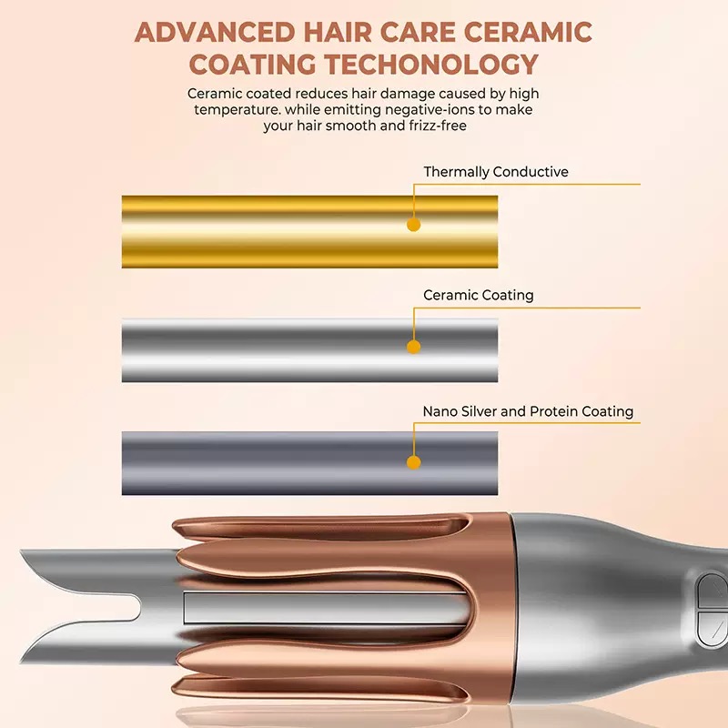 Automatic Curling Iron Negativ - Hair Curling Wand recension och pris