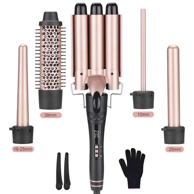 5 in 1 Interchangeable Curling - Hair Curling Wand recension och pris