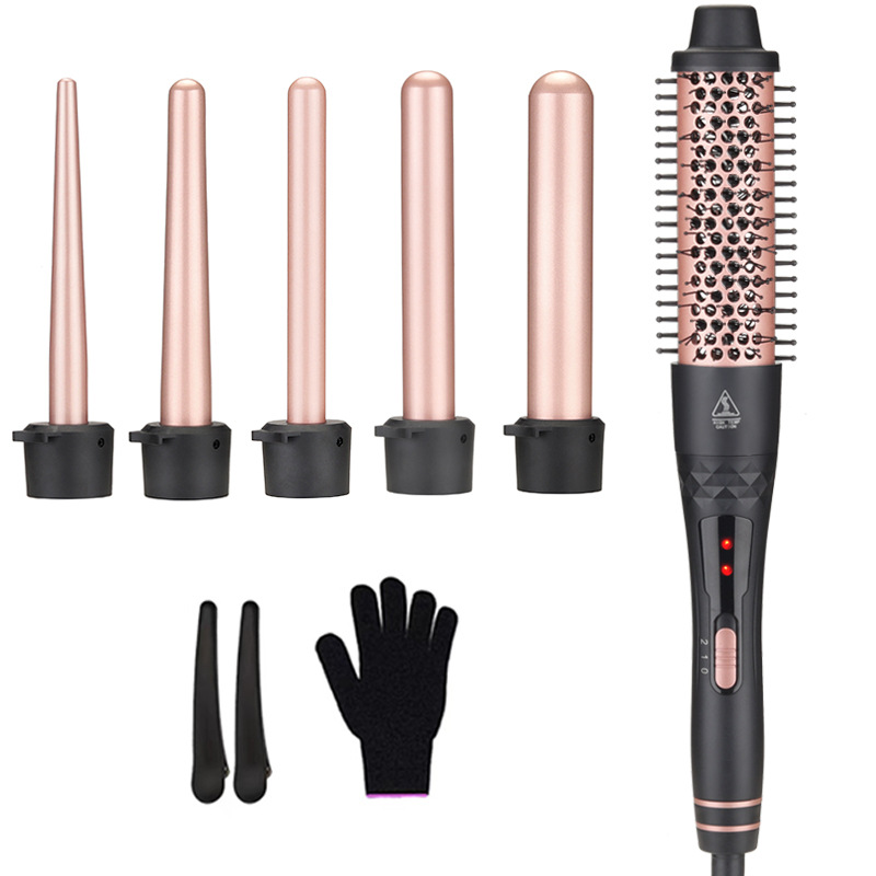 5 in 1 Interchangeable Curling - Hair Curling Wand recension och pris