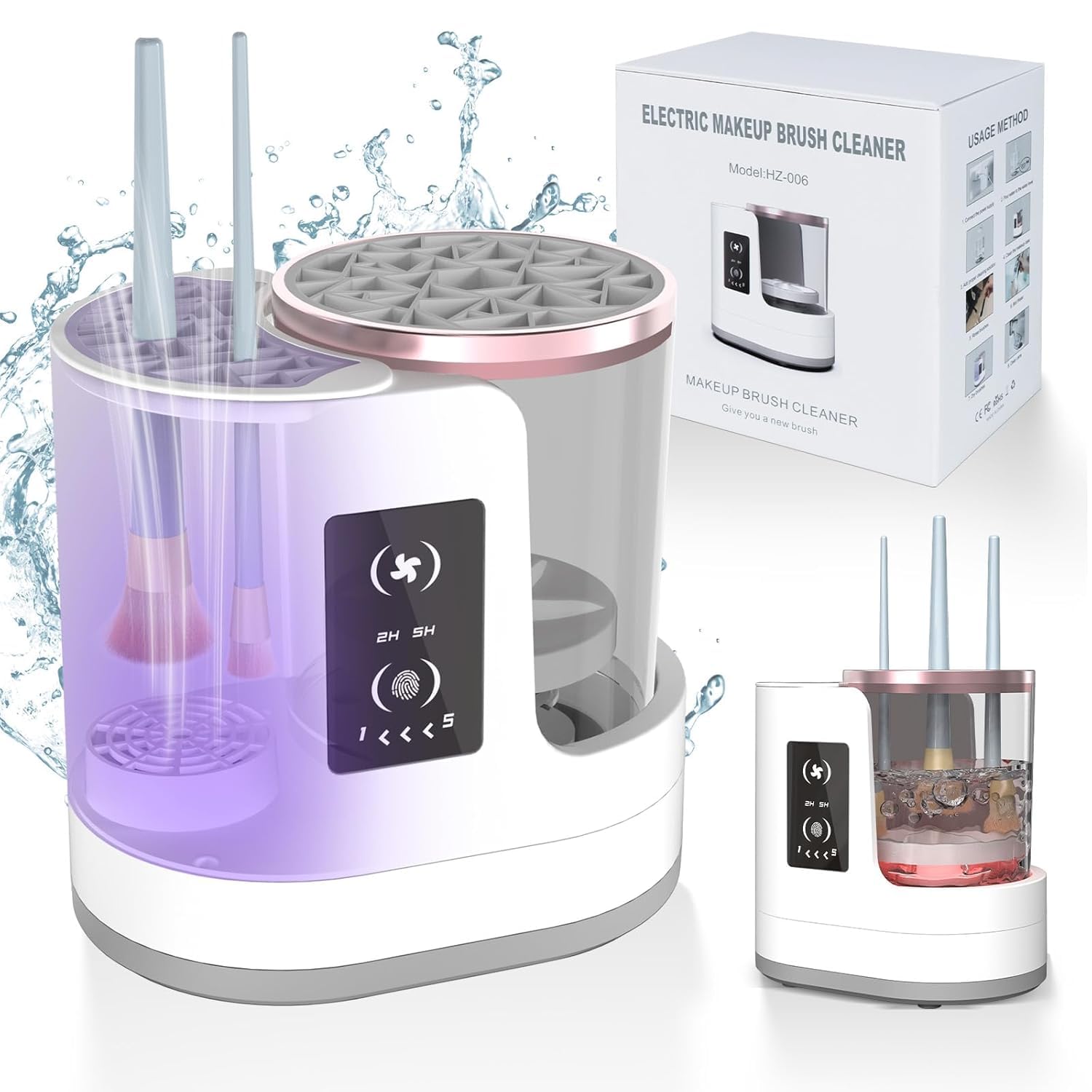 Automatic Rotating Makeup Brus - Makeup Brush Set recension och pris