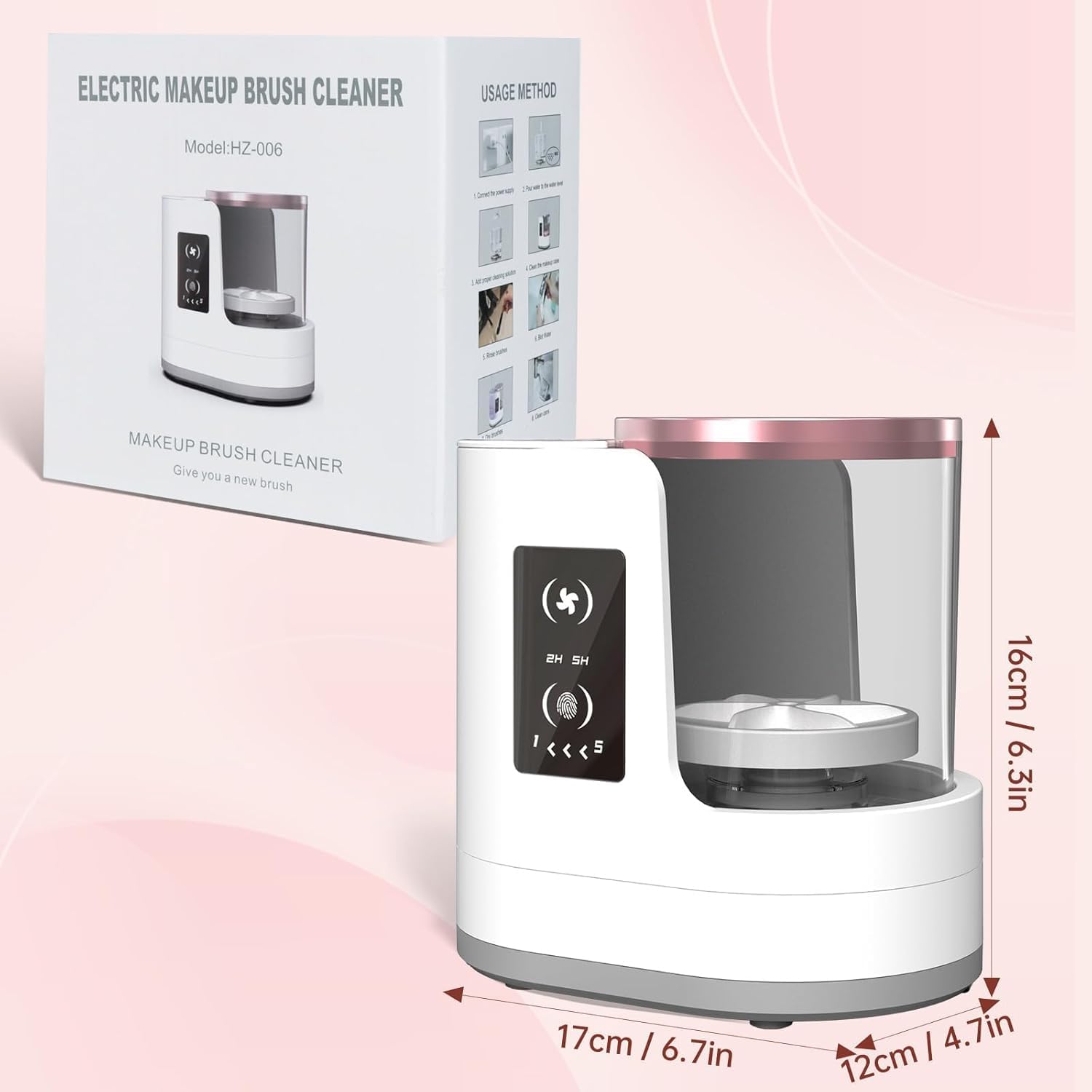 Automatic Rotating Makeup Brus - Makeup Brush Set recension och pris