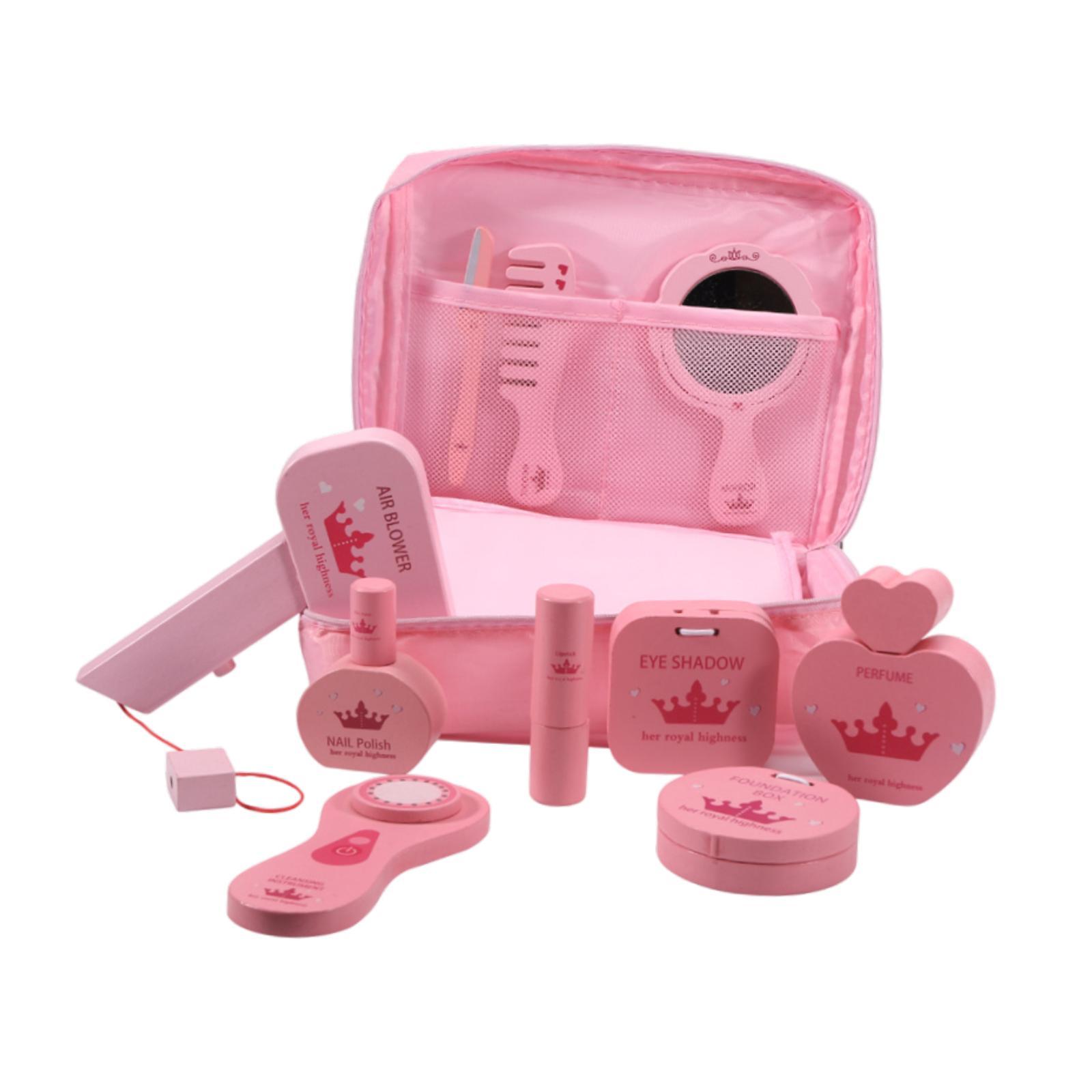 10x Pretend Makeup Kits Wood B - Beauty Makeup Kit For Kids recension och pris