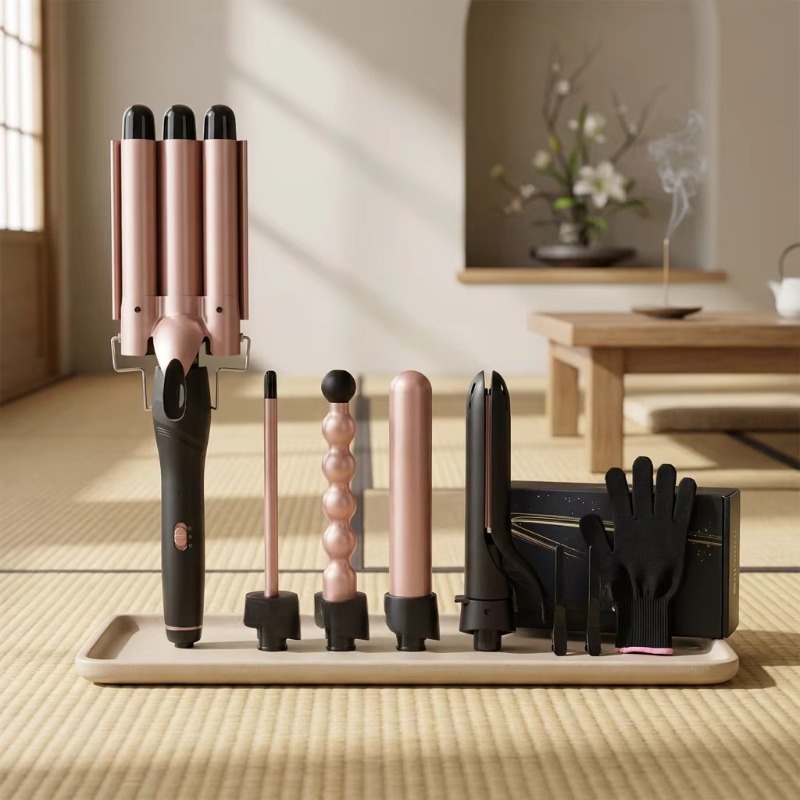 Luxury 5 In 1 Ceramic Hair Cur - Hair Curling Wand recension och pris