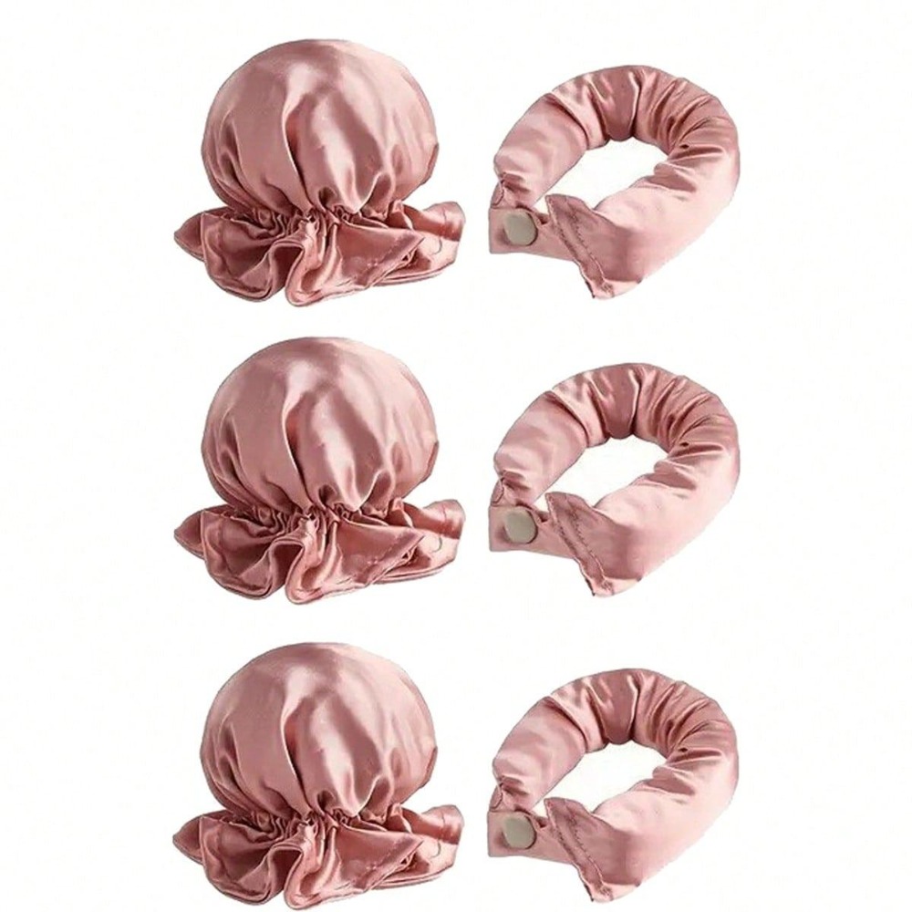 2/4/6Pcs Satin Heatless Curlin - Hair Curling Wand recension och pris