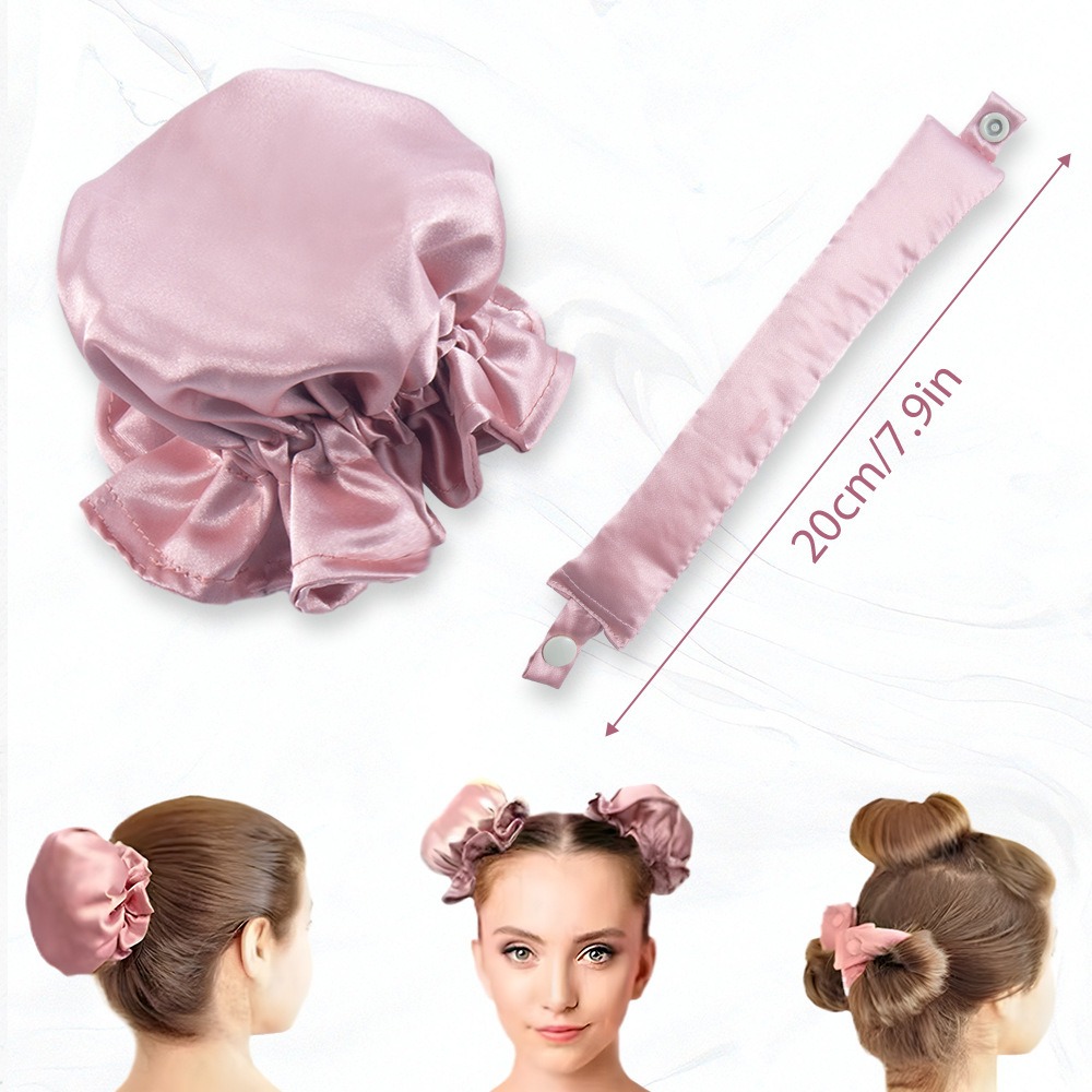 2/4/6Pcs Satin Heatless Curlin - Hair Curling Wand recension och pris