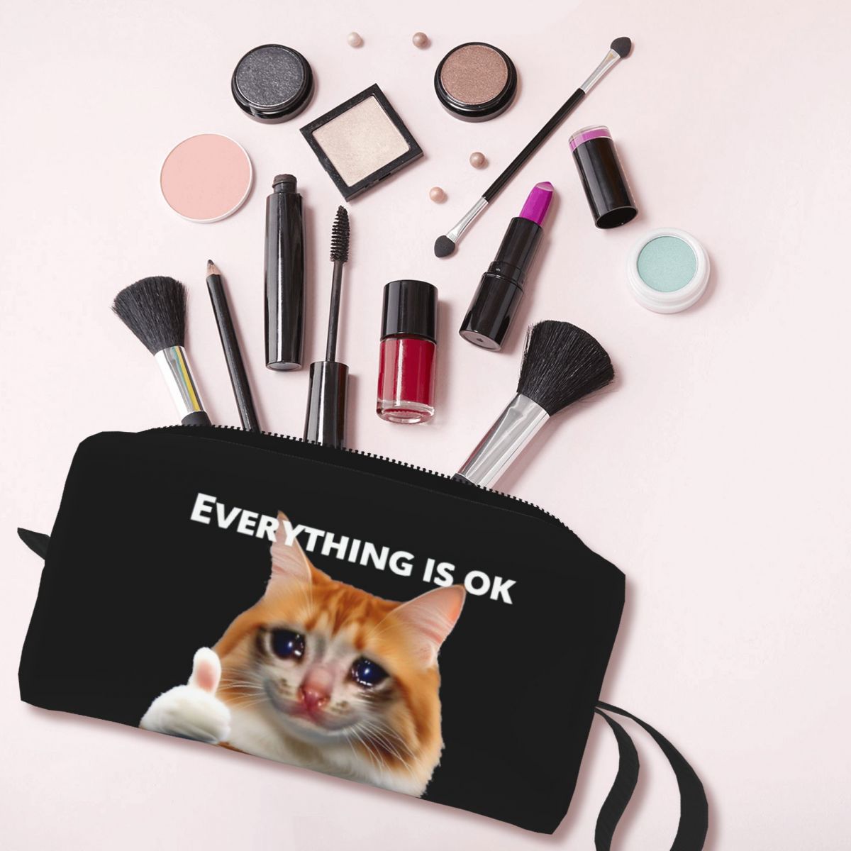 Everything's Ok Crying Cat Mem - Beauty Makeup Ok recension och pris