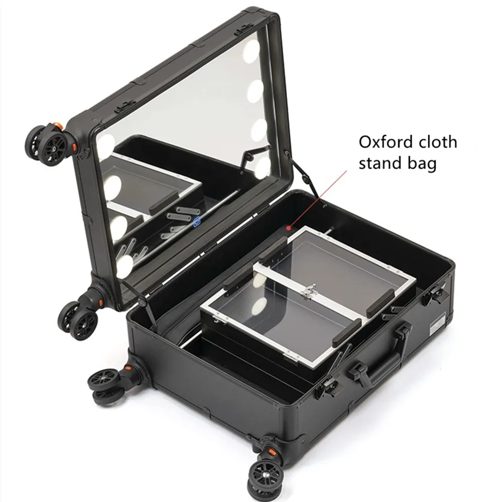 Aluminum Frame Professional Ro - Beauty Makeup Trolley recension och pris