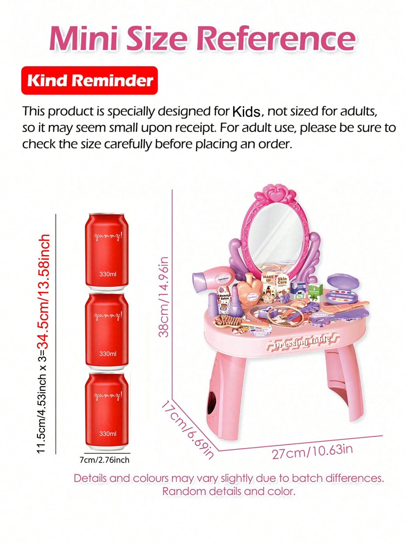 Kids Princess Vanity Dressing  - Beauty Makeup Kit For Kids recension och pris