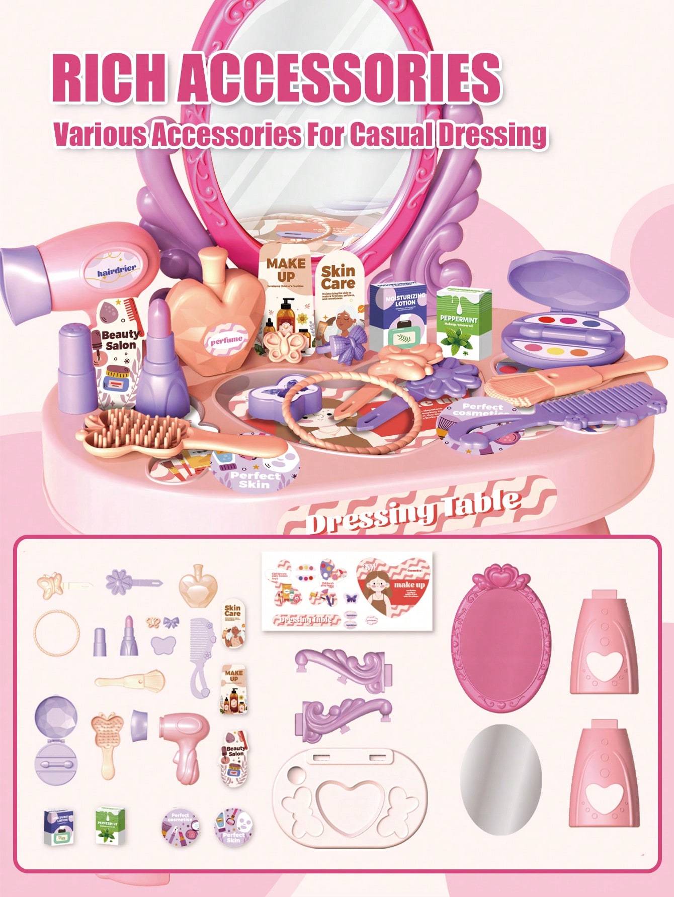 Kids Princess Vanity Dressing  - Beauty Makeup Kit For Kids recension och pris