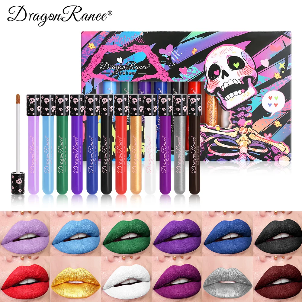 Matte Lip Glaze 12 Colors Wate - Beauty Vampire Makeup recension och pris