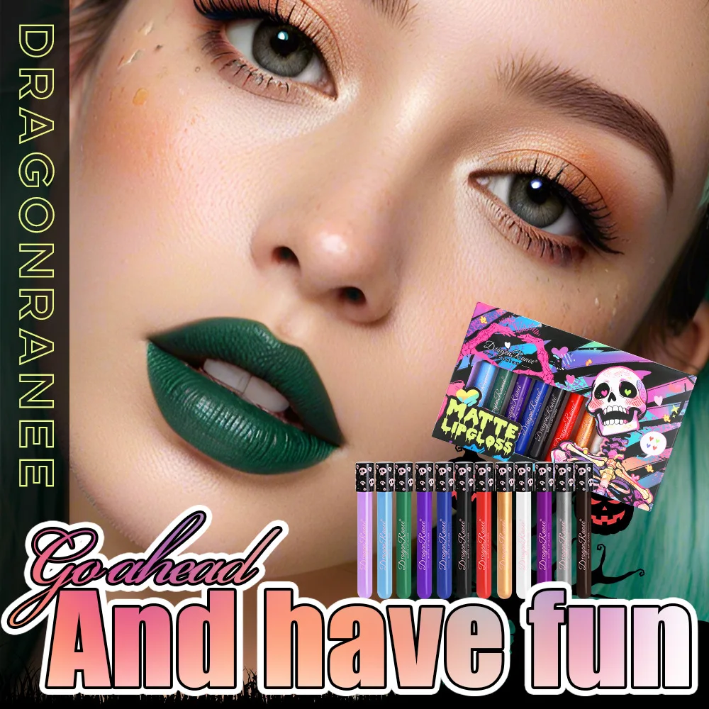 Matte Lip Glaze 12 Colors Wate - Beauty Vampire Makeup recension och pris