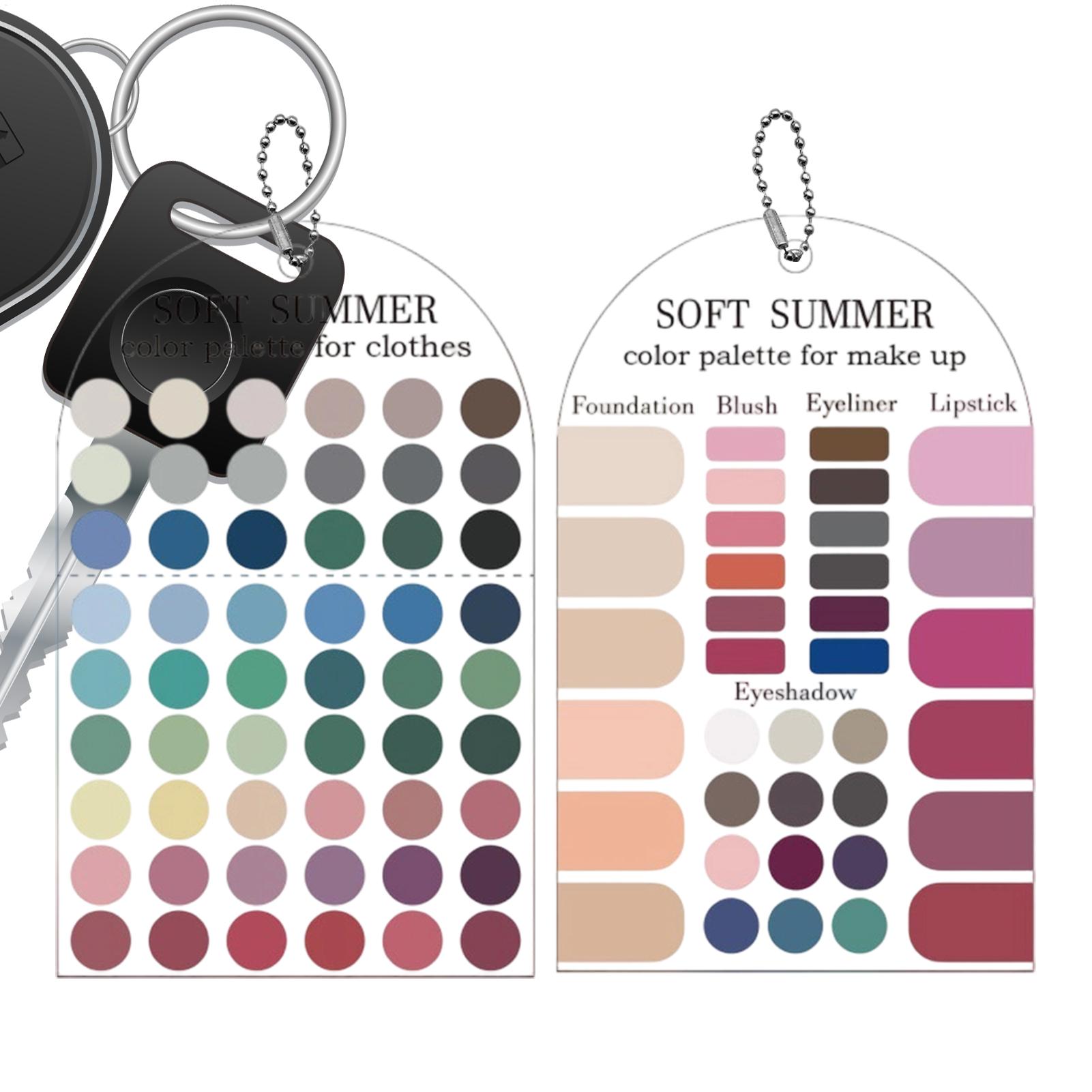 Soft Summer Color Palette Card - Beauty Kiss Makeup recension och pris